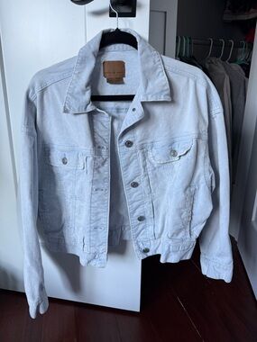 American Eagle Outfitters Light Blue Denim Jacket